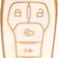 Funda llave TPU 4 botones Ford Fusion F-150 F-250 dorado blanco