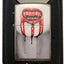 Encendedor personalizado boca vampiro sangrienta anochecer gris