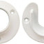 Soportes barra armario pack 5 blancos 2.75"