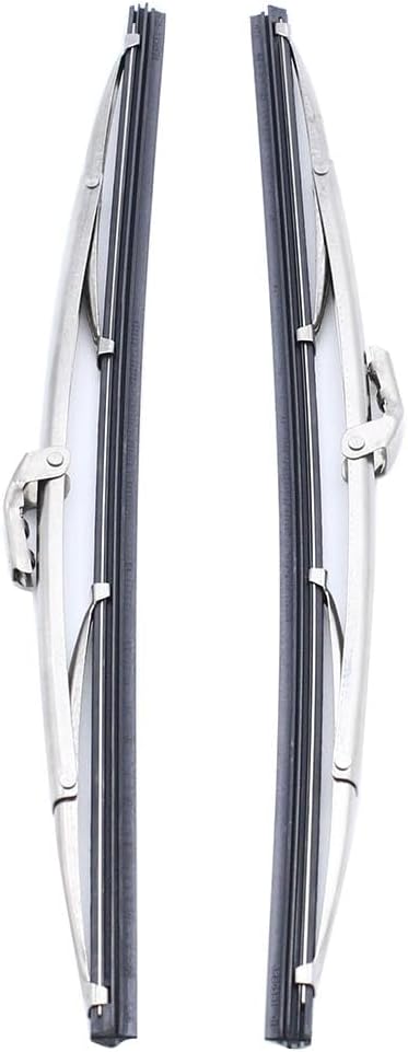 Set limpiaparabrisas acero inox 12" universal