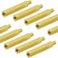 Tornillos espaciadores M4 latón hexagonal PCB dron 10 pzas dorado