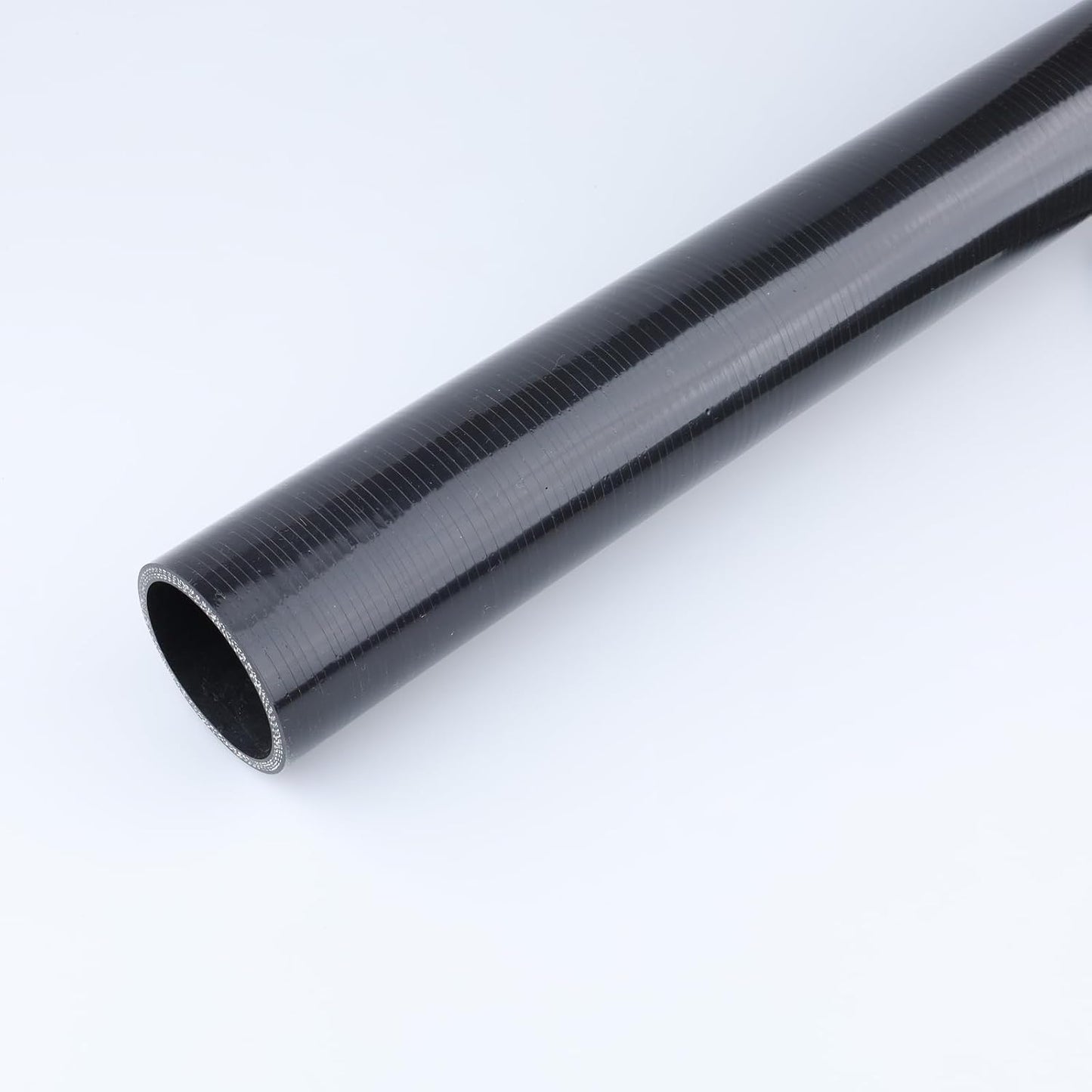 Manguera silicona 63mm x 2ft para radiador aire negro