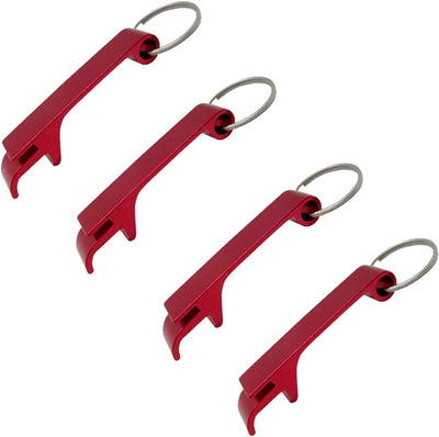 Set 4 Abridores Tapas Refrescos Latas Rojo