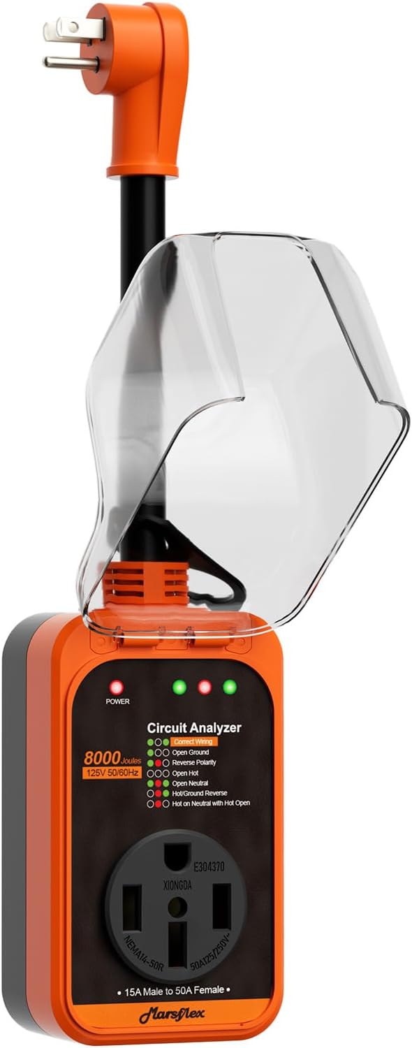 Protector sobretensiones RV 15-50A 8000J enchufe 5-15P