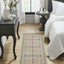 Alfombra poliéster 24x72" rectangular beige