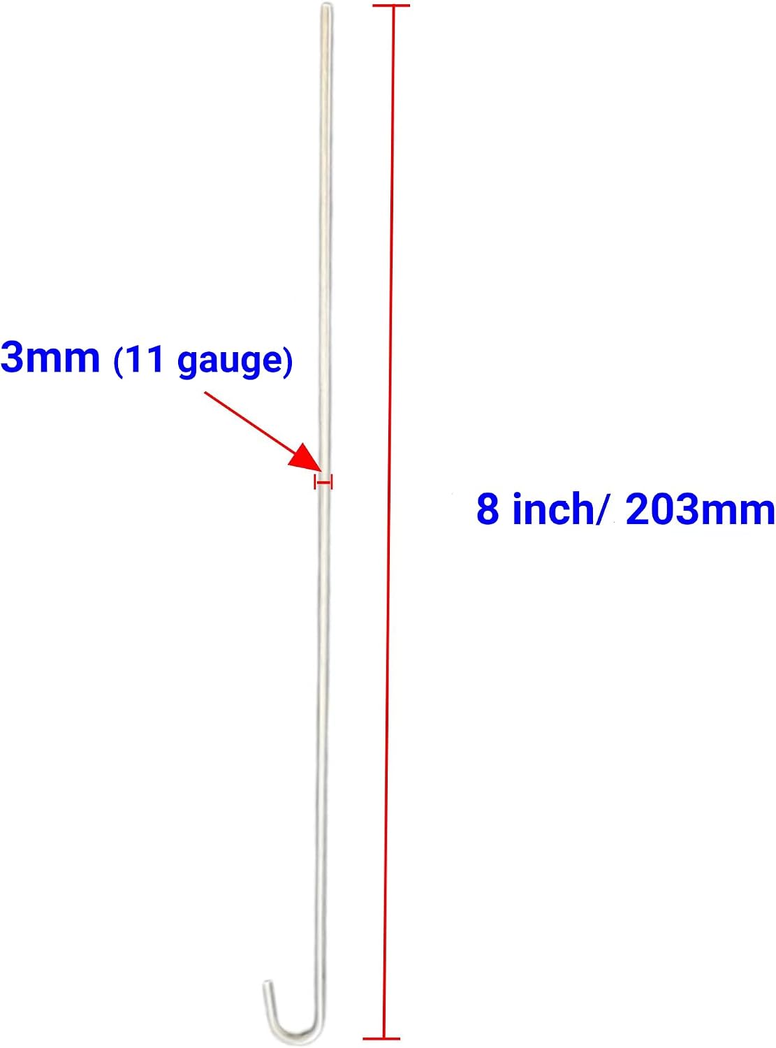 100 Lazos Cadena 8" Aluminio Resistentes Valla Perro