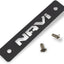 Placa frontal motocicleta Honda Navi Negro