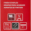 Grapas corona 1/4 pulg galvanizadas 1000uds