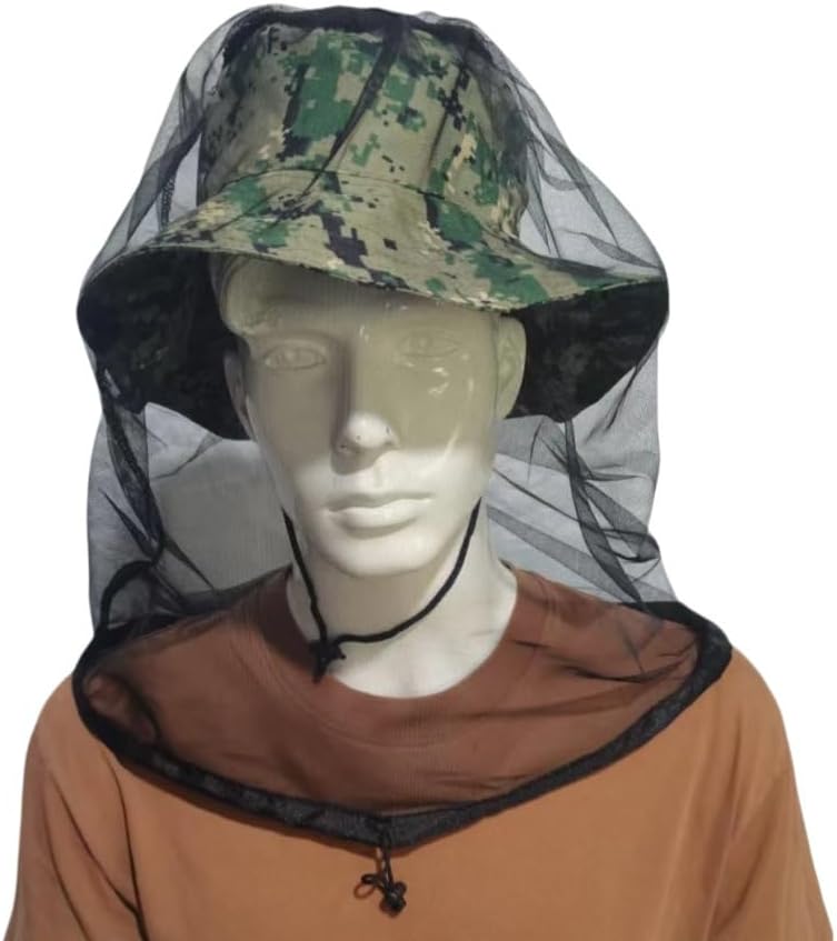 Malla para cara cuello senderismo 4 pzas color negro