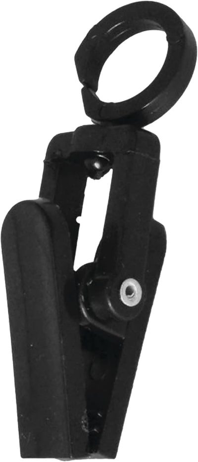 Clip giratorio plástico 2pulg negro pack 24