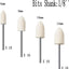 40 Brocas Lana Bala Kit Cono Fieltro 1/8pulg Dremel