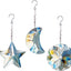 Atrapasoles cristal colgante decoración hogar 3 pzas