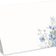 Tarjetas flores azules para mesa boda y eventos