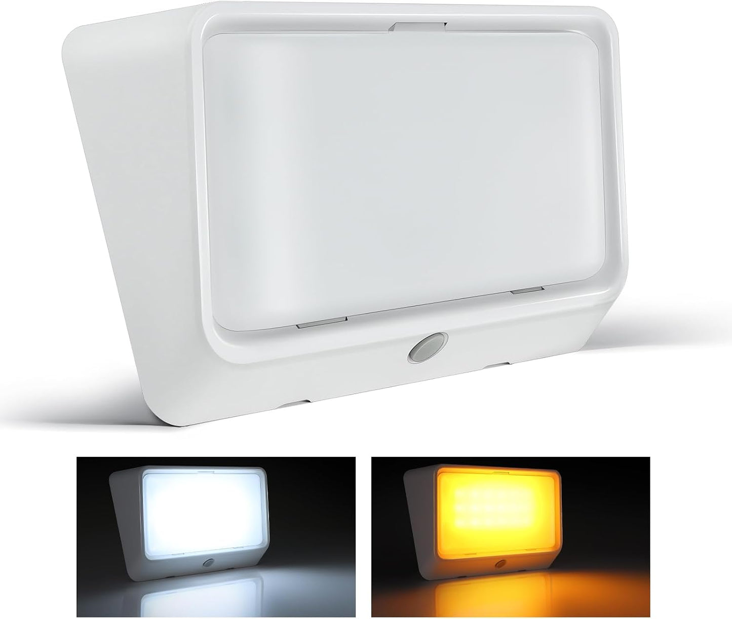 Luz LED porche RV conmutable 12V ámbar/blanca impermeable