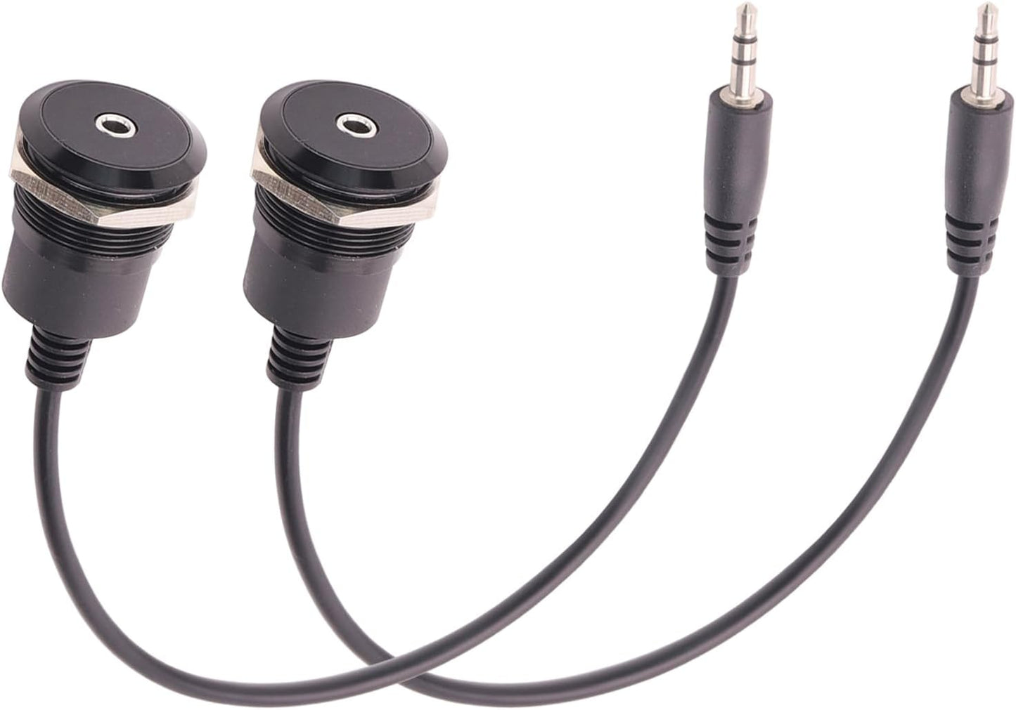 2 Adaptadores TRS impermeables 0.138" para auto RV barco