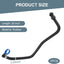 Manguera refrigerante motor Chevy Cruze 1 unidad color negro