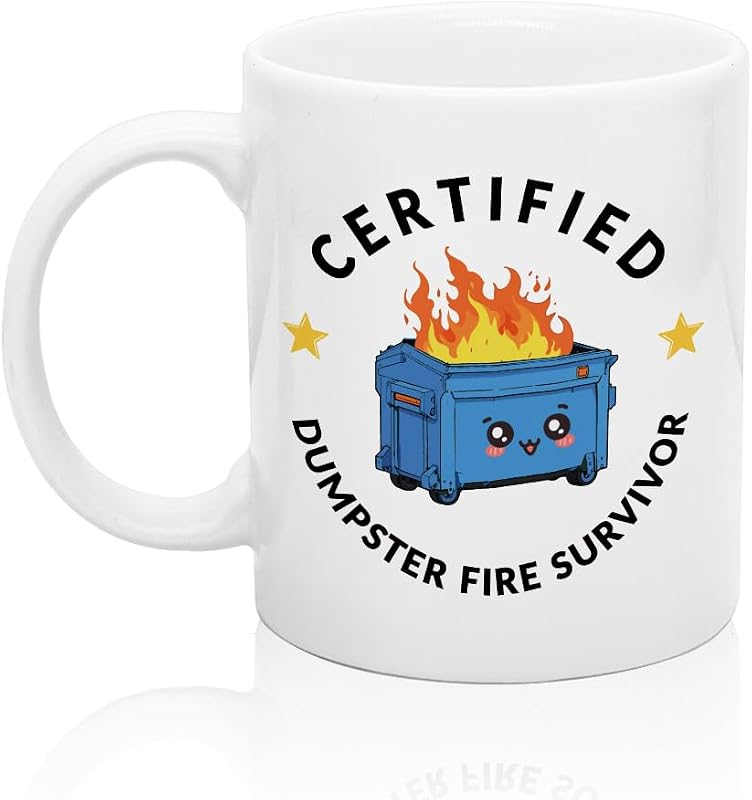 Taza de Humor de Incendio Regalo Sarcástico para Trabajo