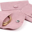 2 bolsas terciopelo joyas con botón 3.5x3.5" rosa