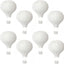 8 Linternas papel con globos 12pulg fiesta