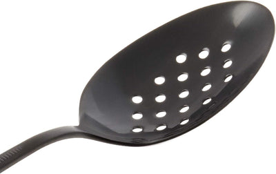 Cuchara acero inox 18-8 23cm color negro mate