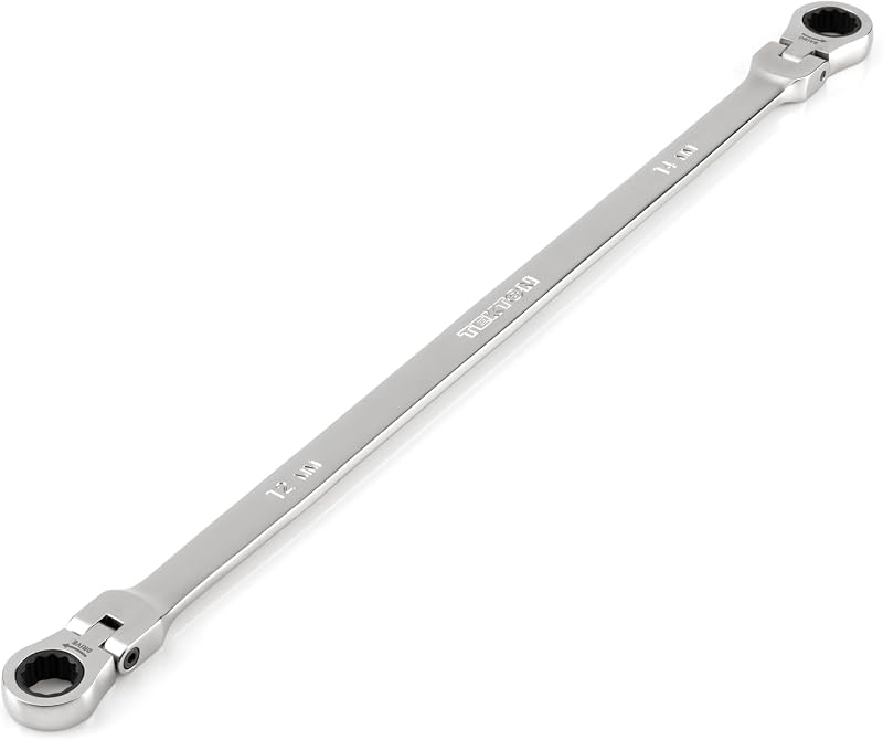 Llave inglesa flexible 12x14mm 12 puntas trinquete largo