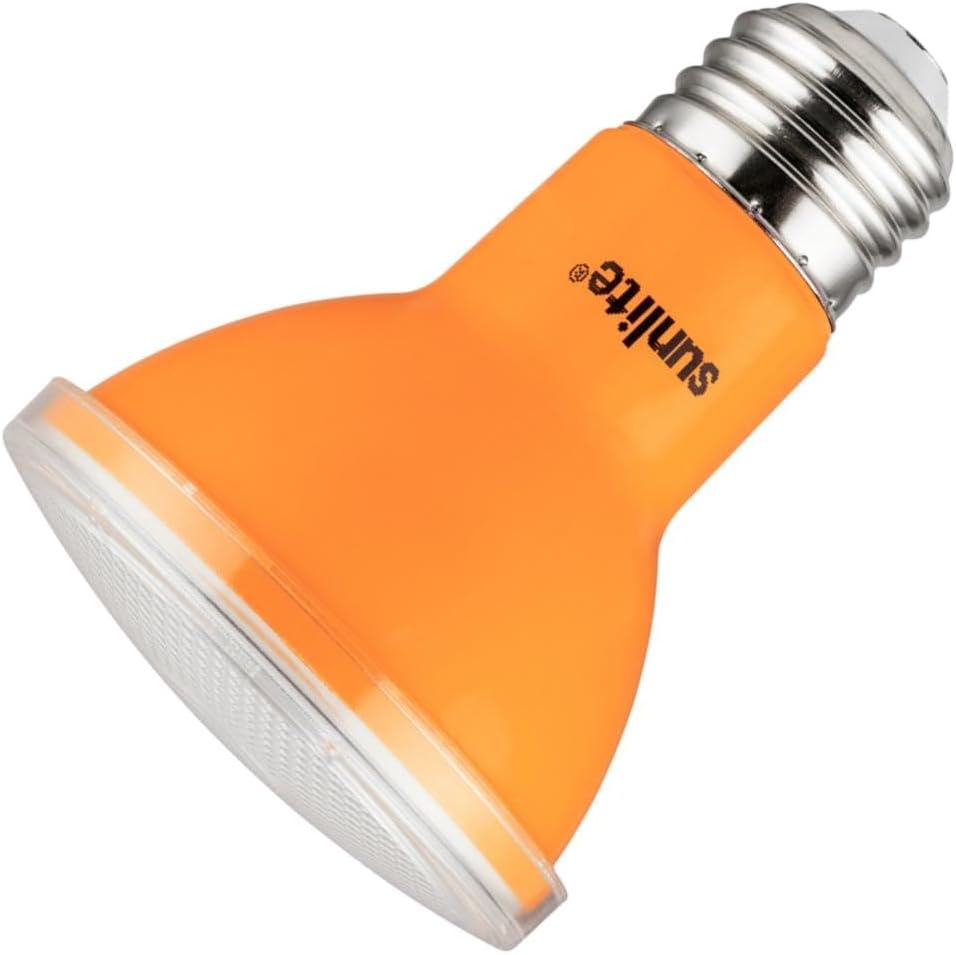 Bombilla LED PAR20 empotrable E26 3W ámbar