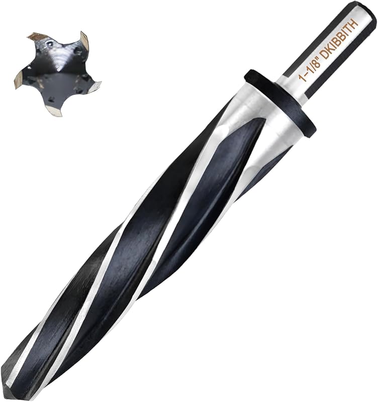 Broca escariadora M2 HSS 1-1/8" para acero metal madera