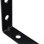 Soporte esquina acero negro 2x2x5" pack 48