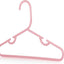 Perchas infantiles para guardería 20uds rosa