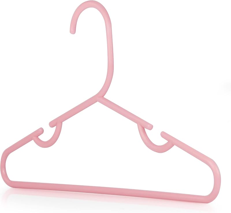Perchas infantiles para guardería 20uds rosa