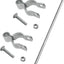 Puerta perno caña 1-3/8x32" kit barra caída acero