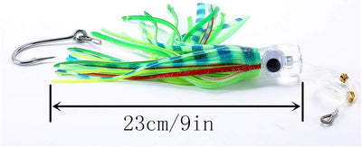 Set 8/9/11 pulg Cebo Tuna para Mahi Marlin