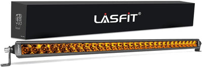 Barra led ámbar 32pulg 8650lm 2000k para camión suv atv