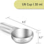 Taza medidora 1/8 taza acero inox con cuchara