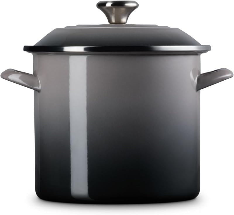 Olla esmaltada acero 8qt con perilla inox Oyster