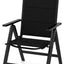 Silla plegable patio asiento acolchado respaldo ajustable