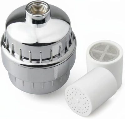 Filtro regadera 20 etapas para agua dura y metales pesados