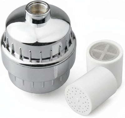 Filtro regadera 20 etapas para agua dura y metales pesados