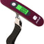 Báscula equipaje digital 110lb pantalla LCD color rojo