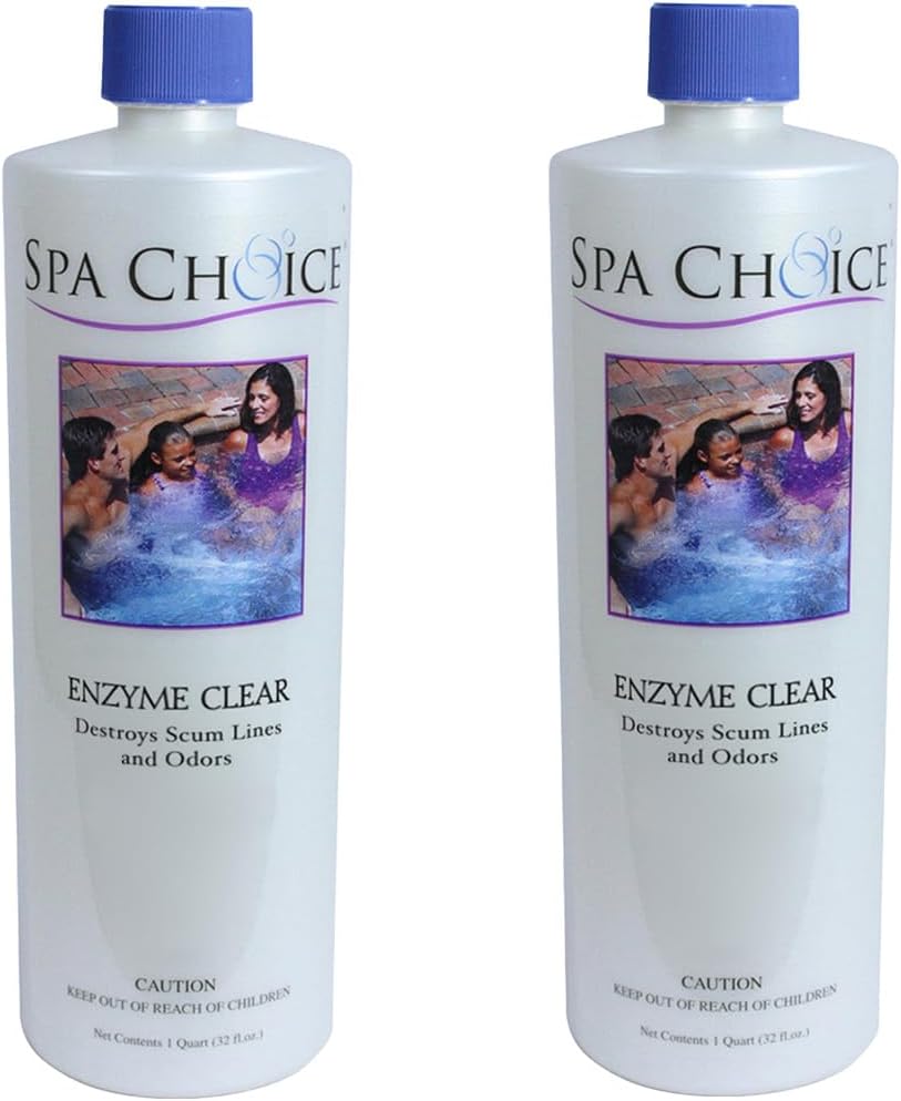 2 Jacuzzis Hidromasaje Transparente Clarificador Spa 1qt
