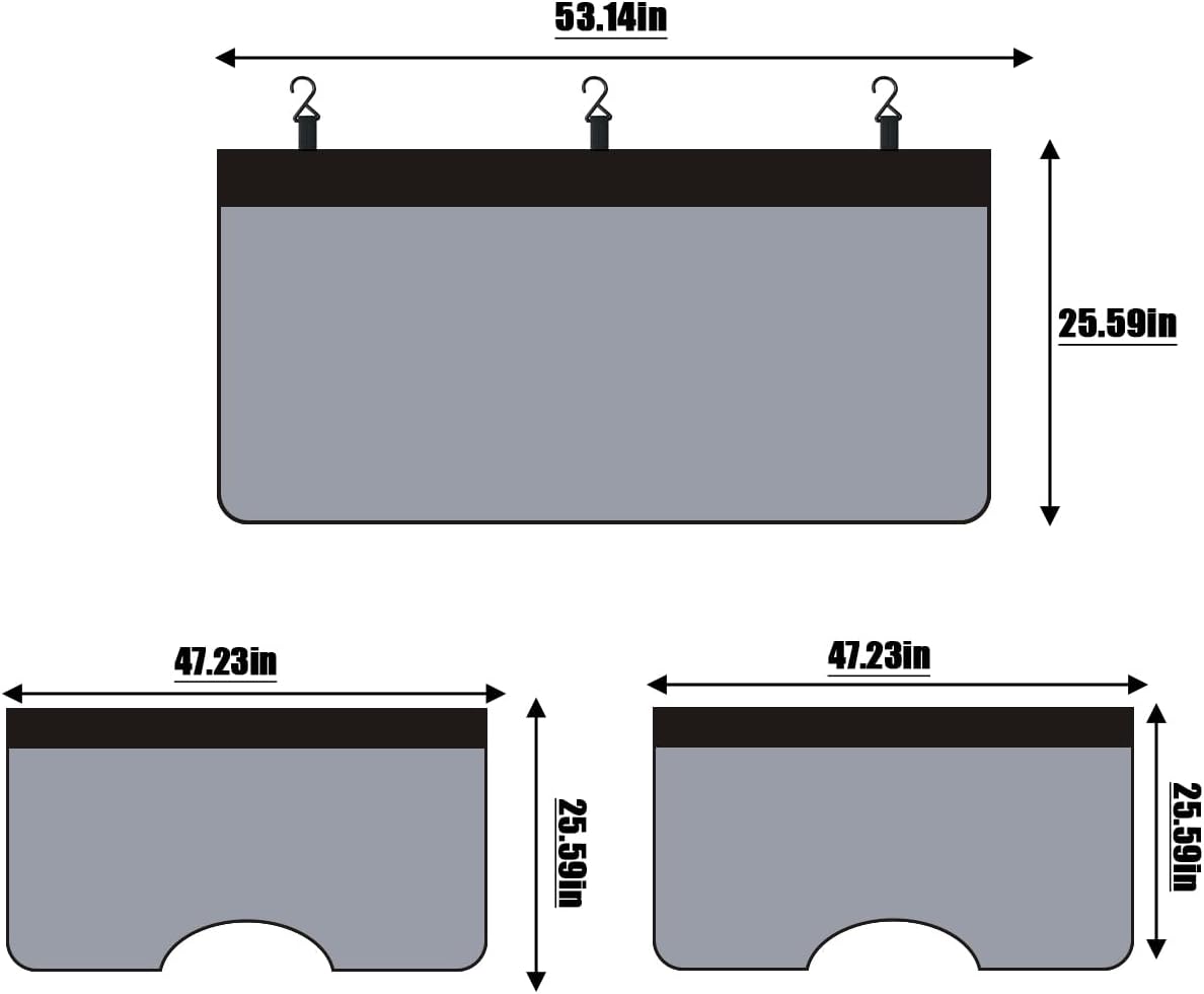 3 Fundas Guardabarros Magnéticas Cuero Sintético Universal