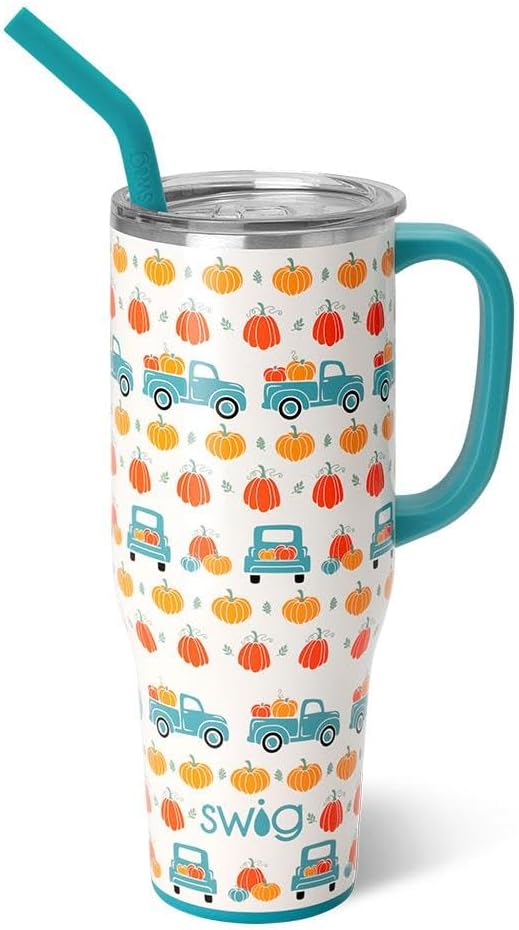 Vaso aislado acero inox 40oz con asa popote