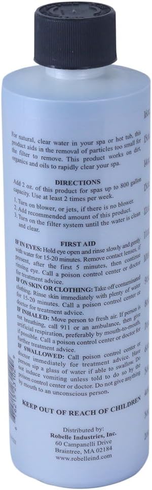 4 Pzas Clarificador Bañera Hidromasaje Transparente