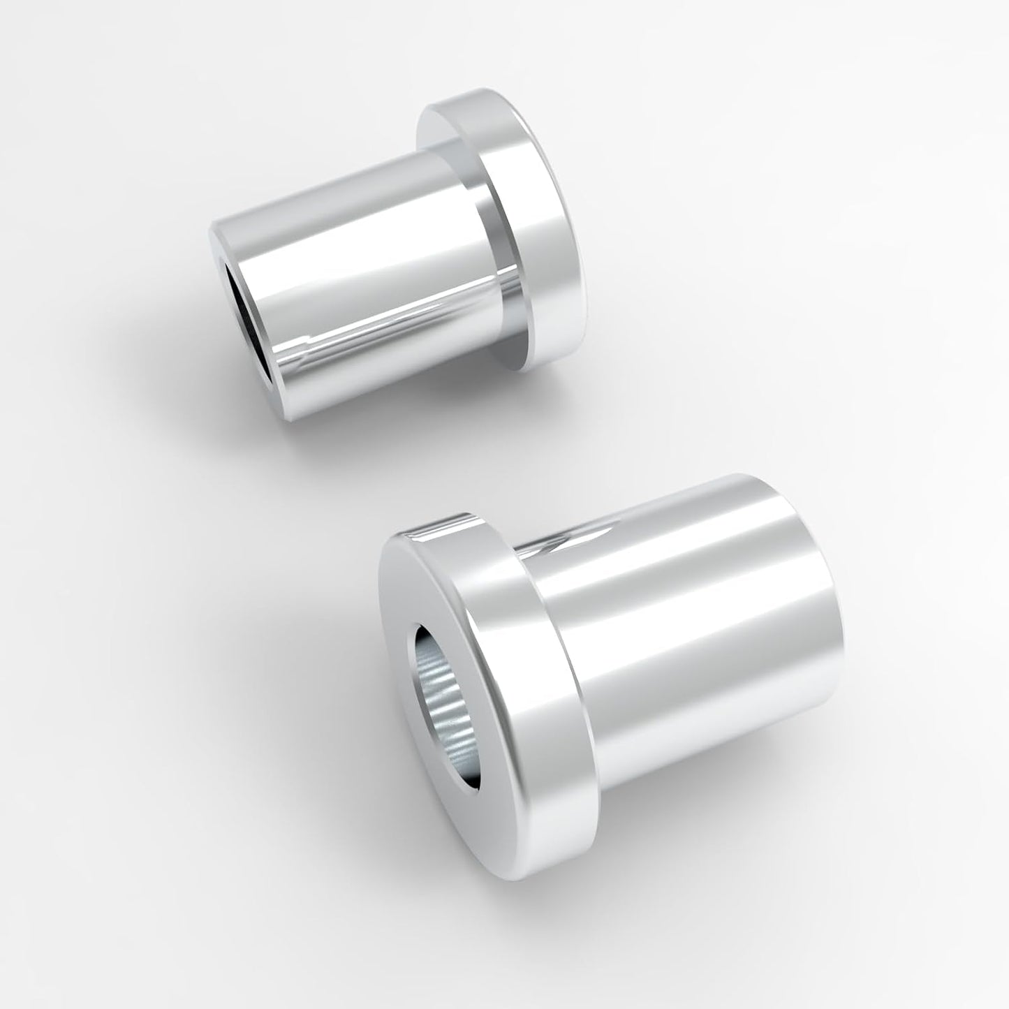 Set bujes elevadores manillar cromados Harley Touring
