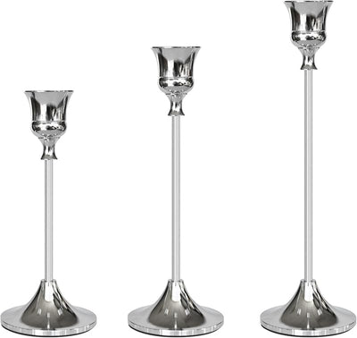 Portavelas cónicos para candelabros decoración hogar