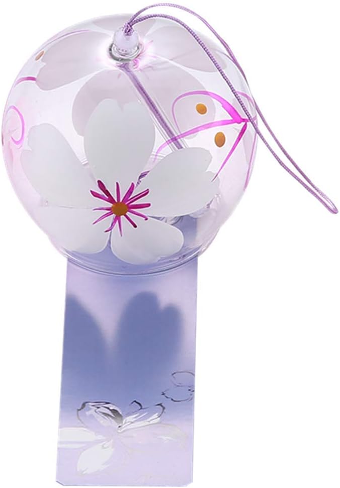 Campanas viento estilo japonés de cristal colgante