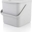 Contenedor compost cocina 3.5L gris claro fácil limpieza