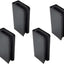 Abrazadera magnética vidrio puerta 0.236pulg