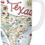 Taza Mega 40oz con asa pajita aislante para viaje