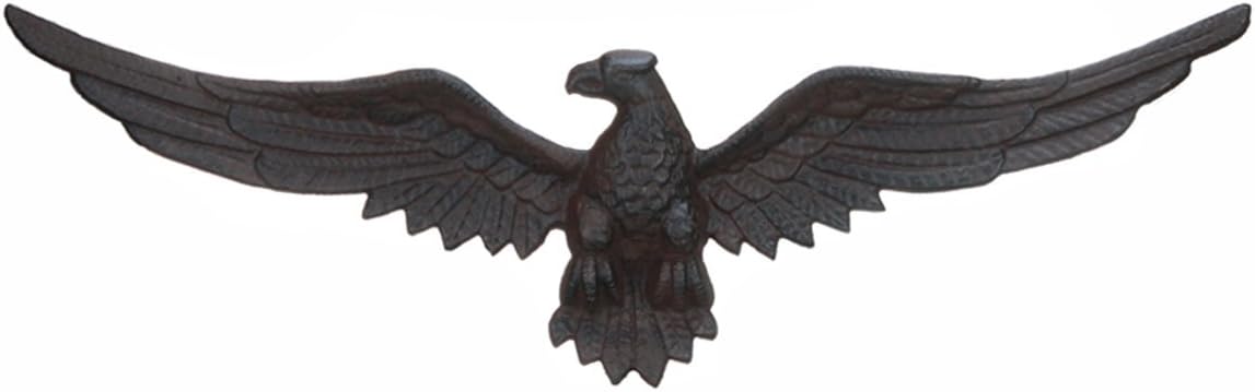 Placa águila hierro fundido decoración jardín pared